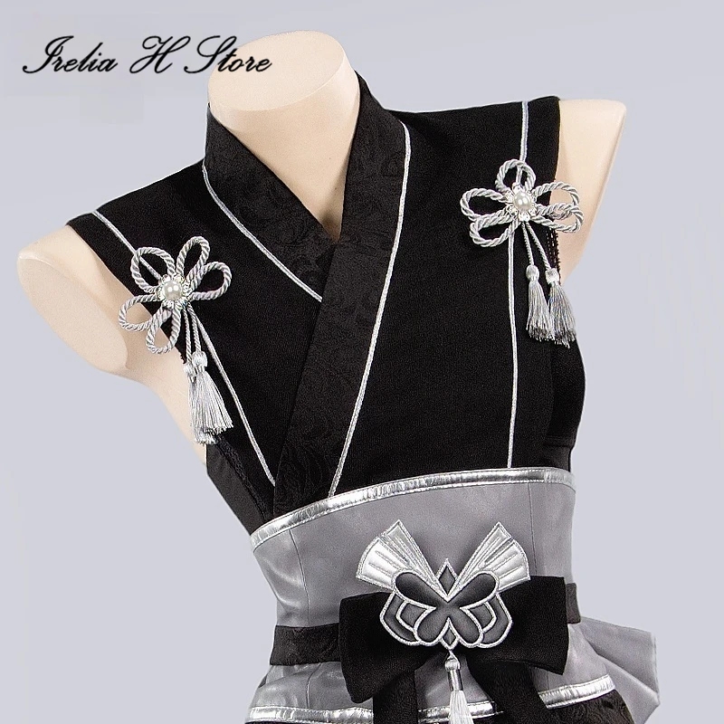 Irelia H NieR:Automata 2B Disfraz de cosplay YoRHa No. Disfraz de Halloween tipo kimono 2 tipo B para mujer