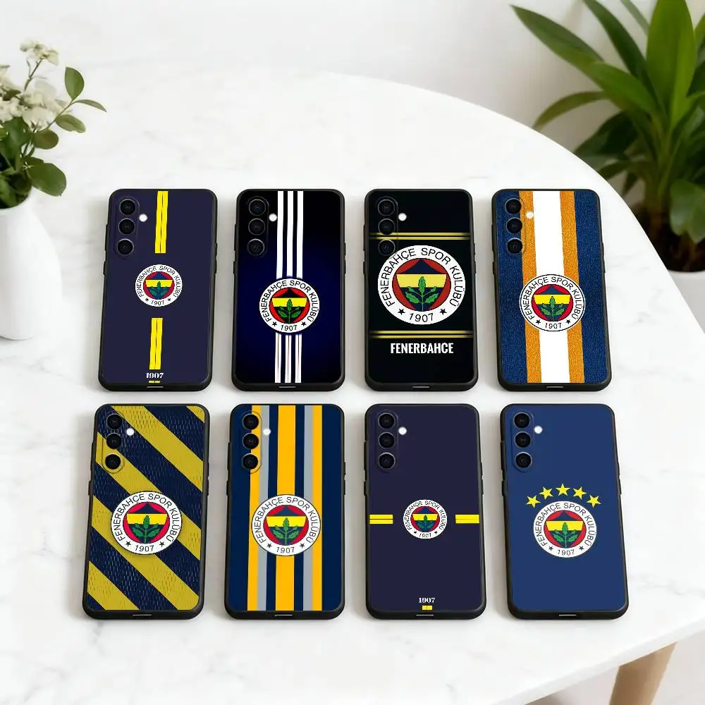 

ART T-Turkey Fenerbahce-Es Pattern Phone Case For Samsung Galaxy A73,A72,A71,A70,A53,A52,A51,Others Soft Black Cover