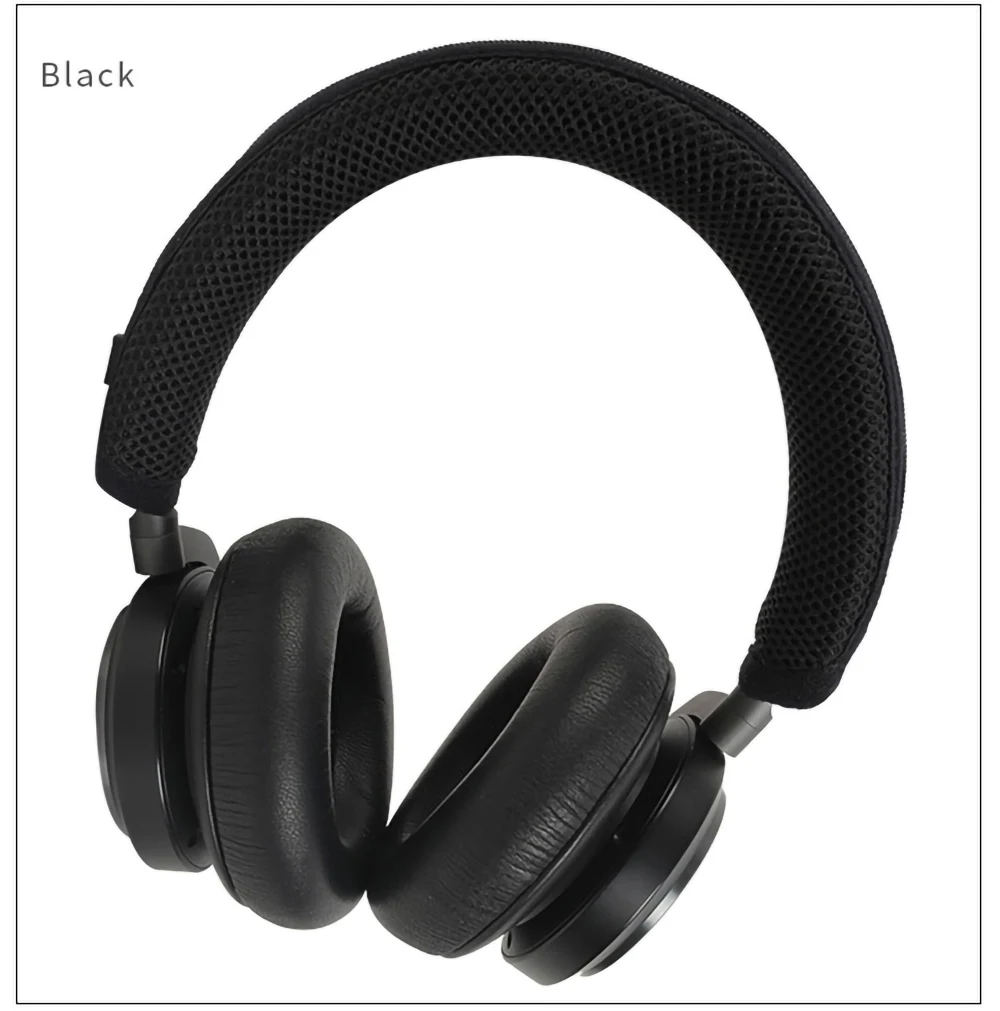 YAYINCC Kopfhörer-Kopfbügel-Abdeckung für B&O Beoplay H9 H9I H8 H7 H6 Kopfhörer, Reißverschluss, gestrickter Stoff, Kopfbügel-Schutzhülle – Detail 6