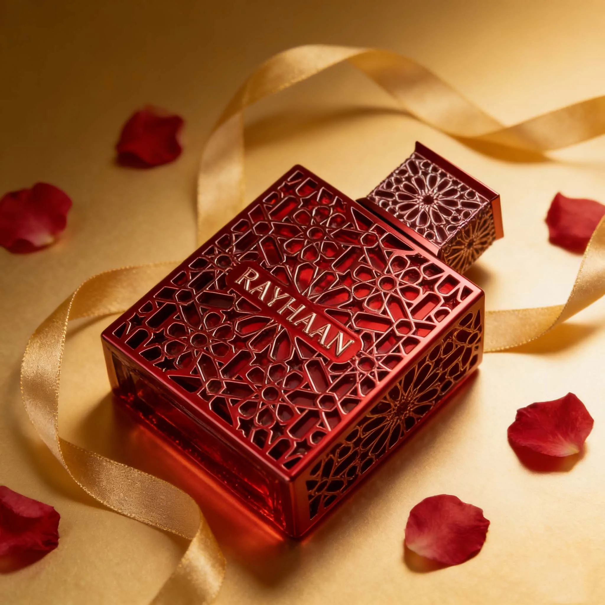 

Rayhaan Crimson Men's Eau de Parfum - Warm Cinnamon & Vanilla Fragrance, Ideal Gift for Winter Evenings