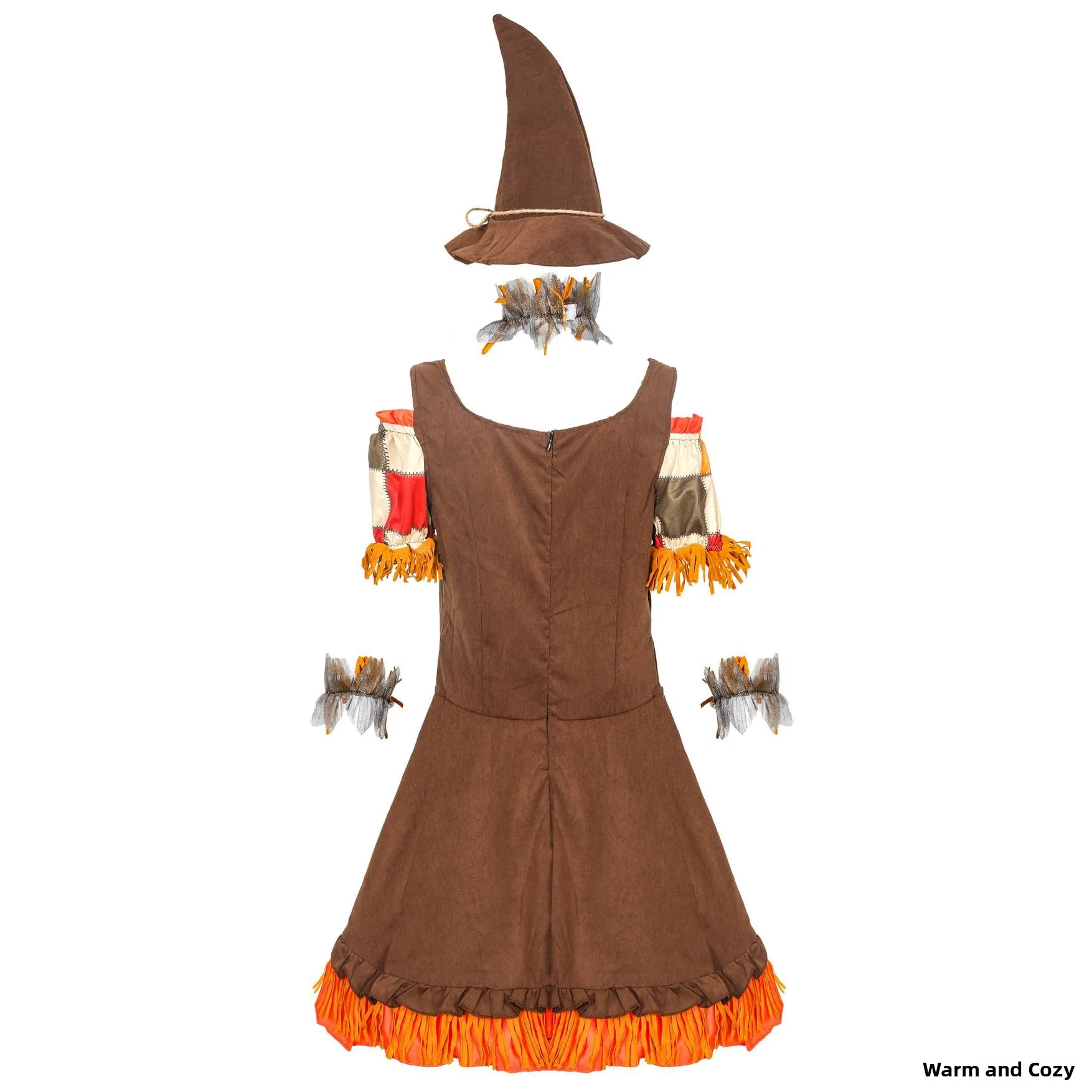 Halloween Heksenkostuum Clown Heksenoutfit de Tovenaar van Oz St Man Stage Performance Kleding Fairy T Thema Par Dr