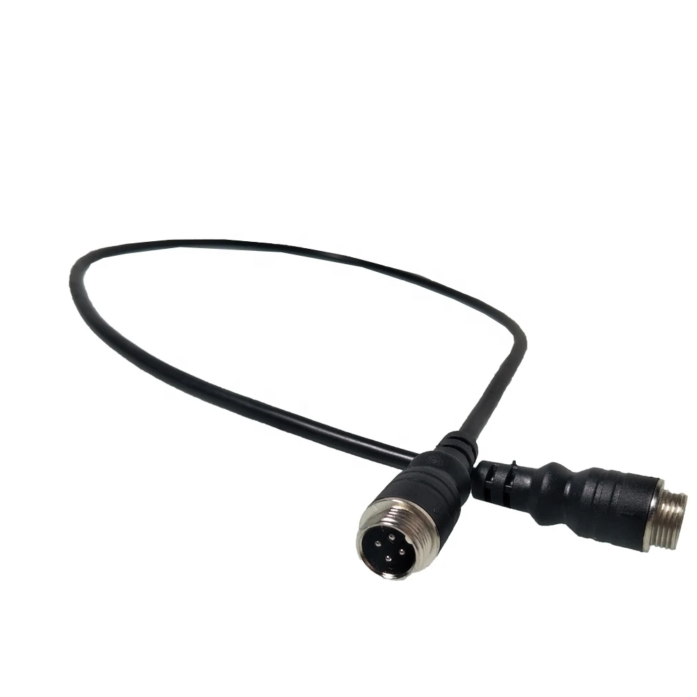 Vehicle 4Pin Aviation Male Connector Cable