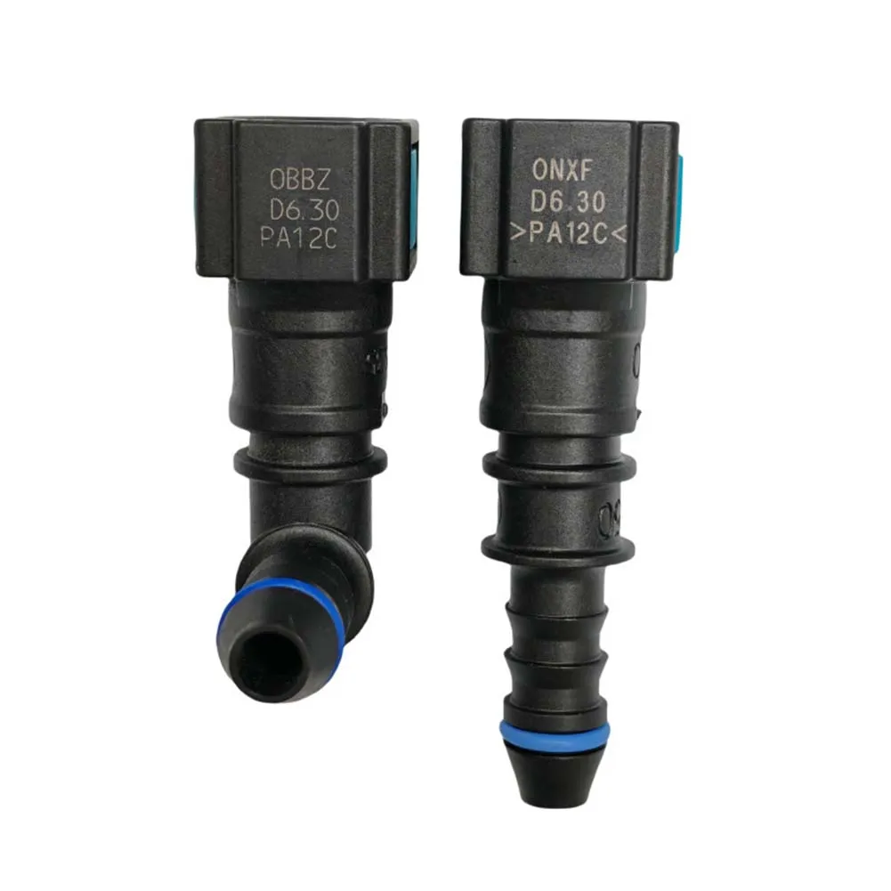 Professional 6.30mm ID Plastic Fuel Line Quick Connector Female Extended Model For Car Truck Engine Fuel Hose Repair Solution