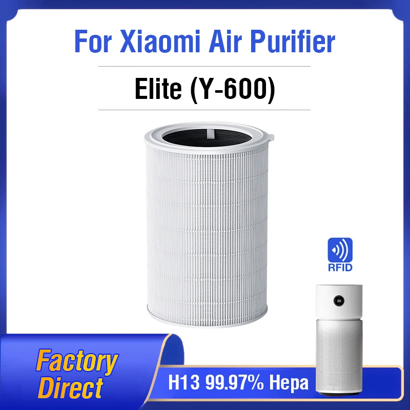 Para Xiaomi purificador de aire Elite Y-600 filtro de repuesto para Xiaomi Mi Mijia purificador de aire Elite Y-600
