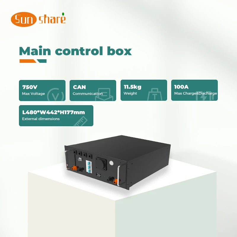 20-50kWh High Voltage Rack-Mounted LiFePO4 Battery Pack - Industrial Grade for Commercial Solar Energy Storage System