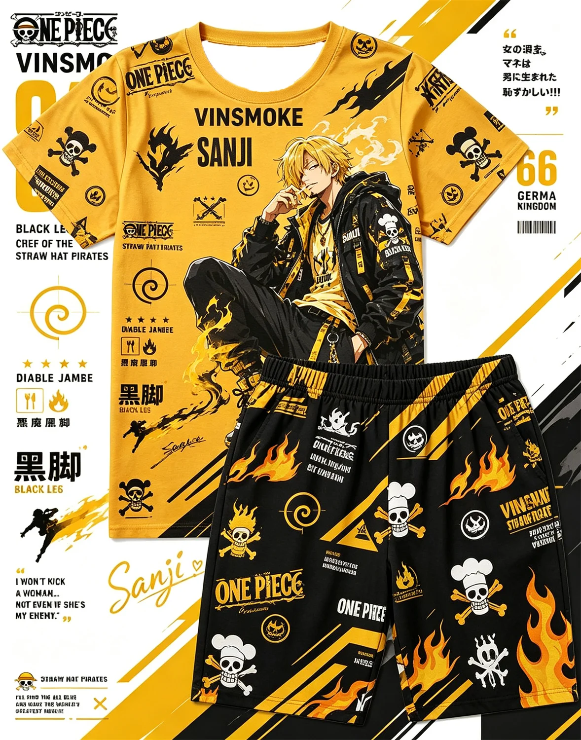 Bandai One Piece Sanji Black L – Cosplay Flame Prop Bewertung und Preis