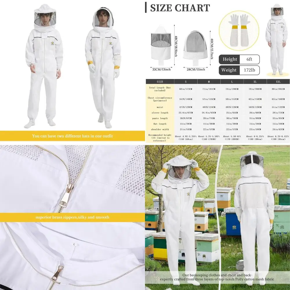 

Дышащий вентилируемый костюм для мужчин и женщин с перчатками и двойными капюшонами