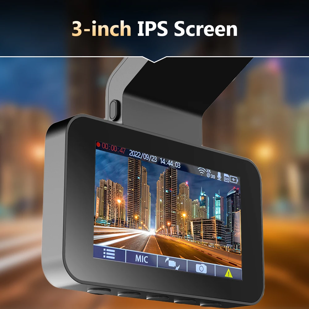 IMOU 8MP Dash Camera S800 Ultra HD Car DVR With IPS Screen 24H Parking Support Built-in GPS Collision Detection Voice Control