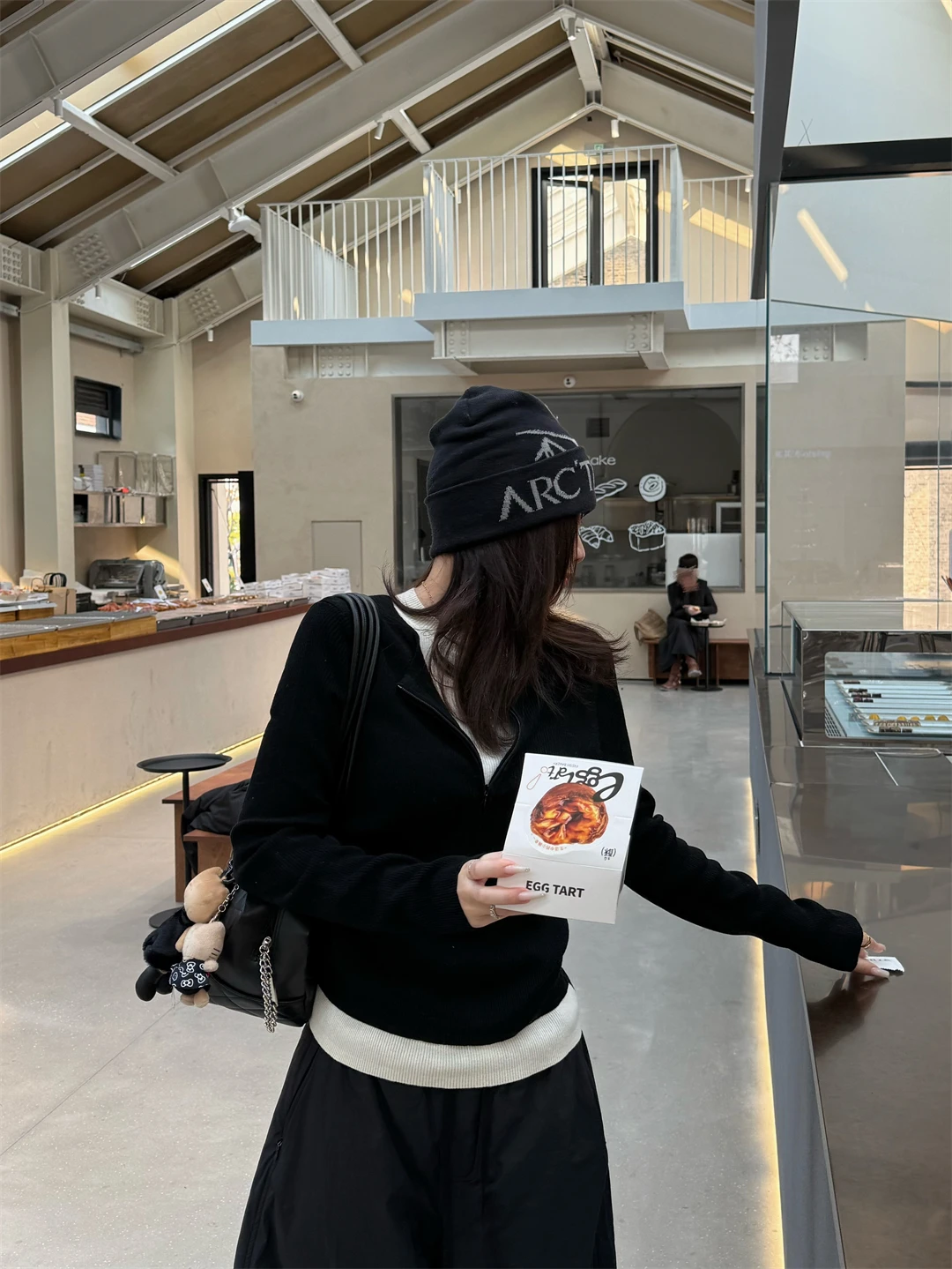 

Женский зимний модный топ из мериносовой шерсти ine48 Bassuran с длинными рукавами, на молнии, двухцветный, имитация двухслойности