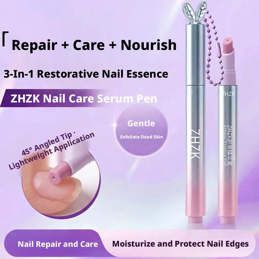 Nail Cuticle Oil Pen Nail Cuticle Pusher With Nutritional Oil Dead Skin Remover Nourishing Manicure Nail Care Oil Pen Care