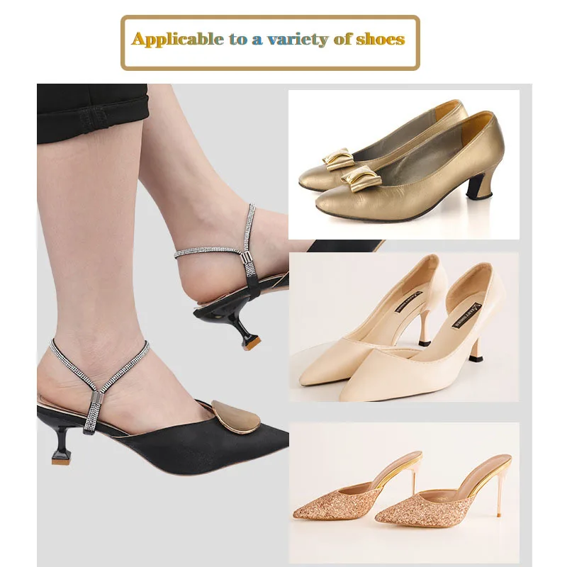 Anti-drop Heel Rhinestone Shoelace High Heels Drill-drop Heels Holding Loose Anti-skid Straps Lace Shoes Band Shoe Accessories