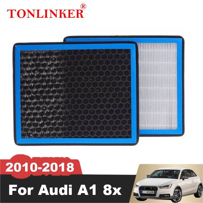 

TONLINKER салонный фильтр для Audi A1 8X 2010-2018 1,0 TFSI 1,2 TFSI 1,4 TFSI 1.6TDI 1,8 TFSI Углеродные Частицы Anti-PM2.5 6R0820367