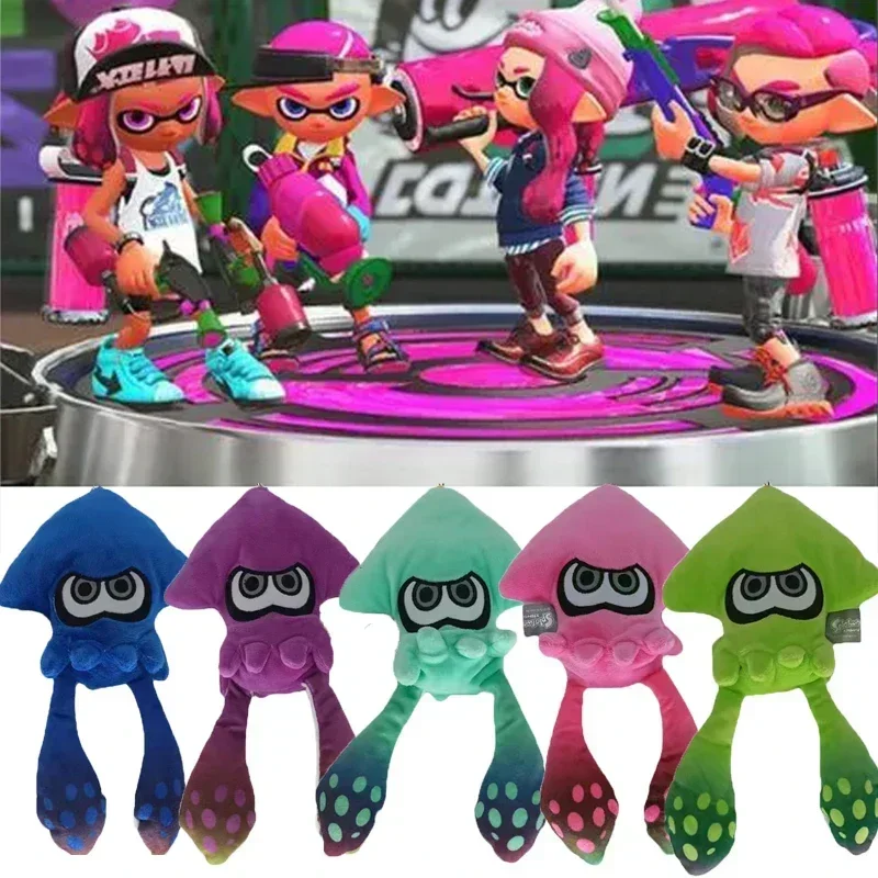 

23cm Switch Game Splatoon3 Plush Toy Squid Plushie Doll Stuffed Animal Pendant Aesthetic Cosas Decoration Peluche Christmas Gift