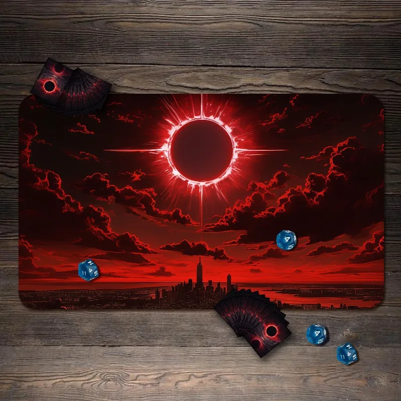 TCG Playmat, Apocalyptic Eclipse Custom Play Mat, TCG Playmat with Zones   mausepad anime ハンター×ハンター  tappetino gaming anime