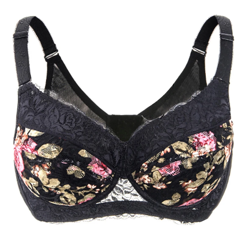 Drop Ship Womens Full Coverage Lightly Padded Underwire Adjustable Push Up Bra 34 36 38 40 42 44 46 48 B C D E F