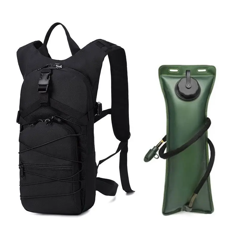 3L TPU  System and 15L Military-Grade Backpack Set with Water Bag, Bladder, Rucksack and Knapsack for Outdoor Sports and Cycling