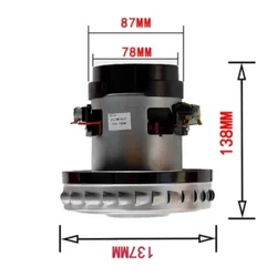 Motore aspirapolvere tutto in rame 220V 1400W per Karcher WD3.200 NT38/1 NT90/2 NT70/2 motore di ricambio per aspirapolvere