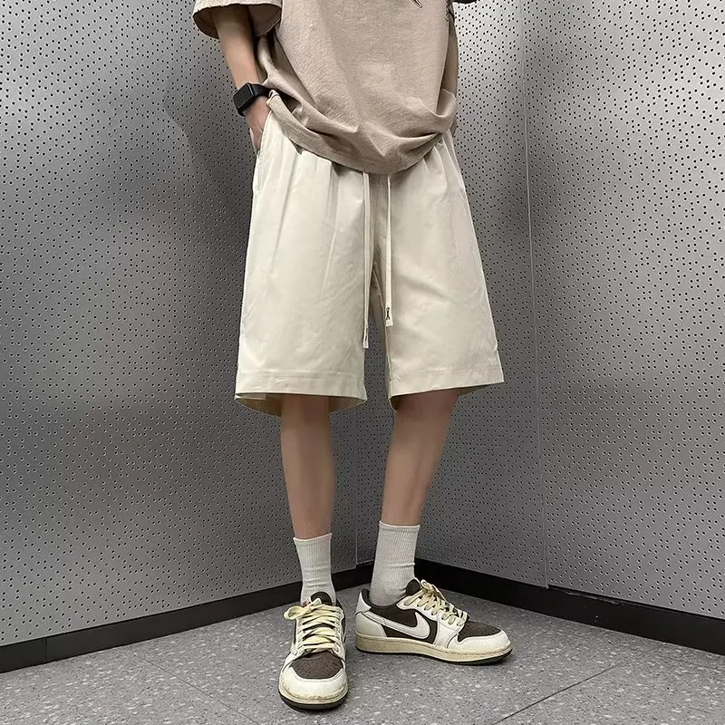 Y2k Summer Streetwear Multi-Pocket Men Cargo Shorts Fashion Overalls Shorts Baggy Straight Casual Short Pants High Quality Short