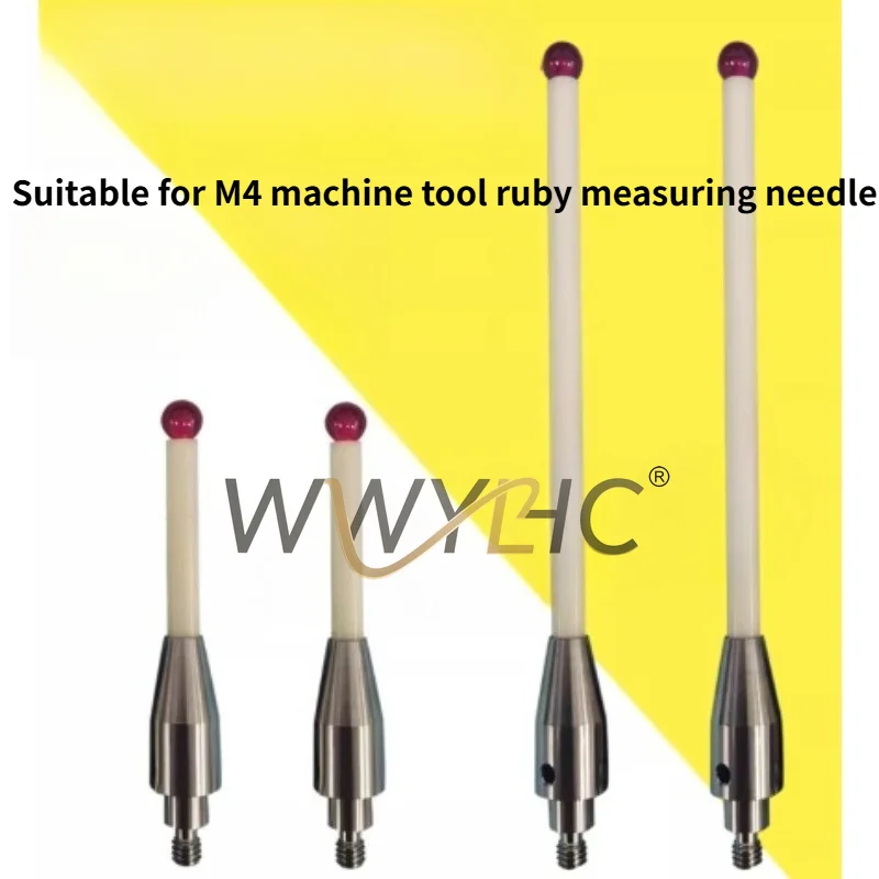 

Suitable for Ruby Ball Head Ceramic Rod Measuring Needle M4 * 6.0 * 100