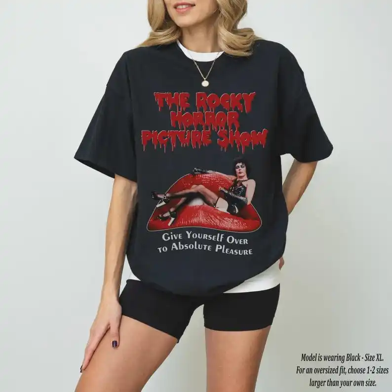 Retro Rocky Horror Picture Show Shirt- Frank N Furter Shirts, Rocky Horror Picture Show T Shirt, Tee, Tim Curry  T-shirt