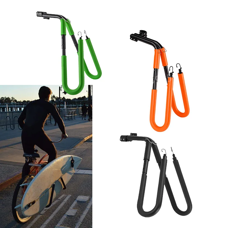 

1Set Bicycle Surfboard Rack Holder Portable Adjustable Bike Side Carrier Surf Rack Storage Rack Side Hanger Sports Surfing