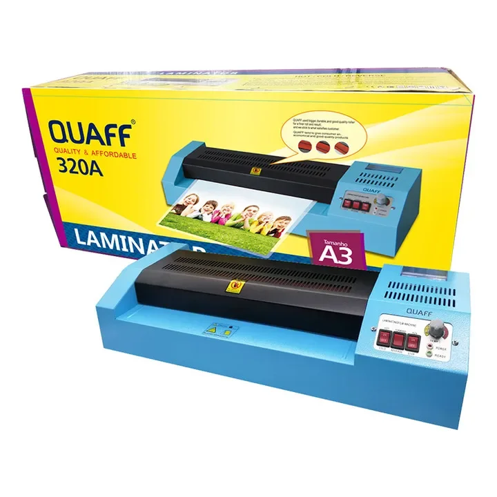 

Good Quality QUAFF Thermal Laminator machine laminating machine A3 size 320A