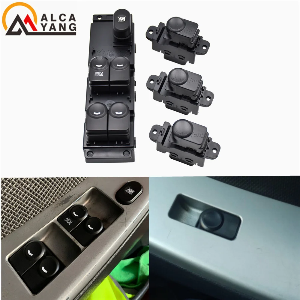 

New 93570-1R101 Power Master Window Switch For Hyundai 2011-2017 Accent Solaris 935701R101 93580-1R000 935801R000