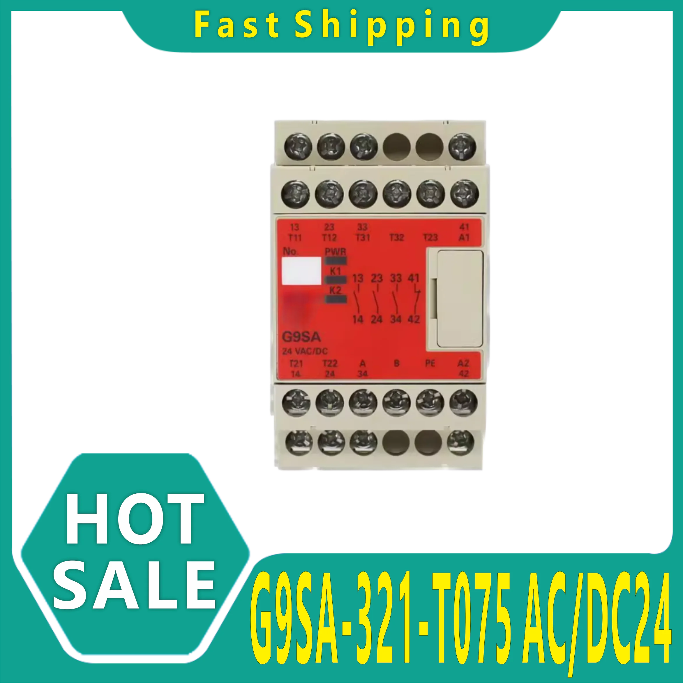 Safety relay unit G9SA-321-T075 AC/DC24
