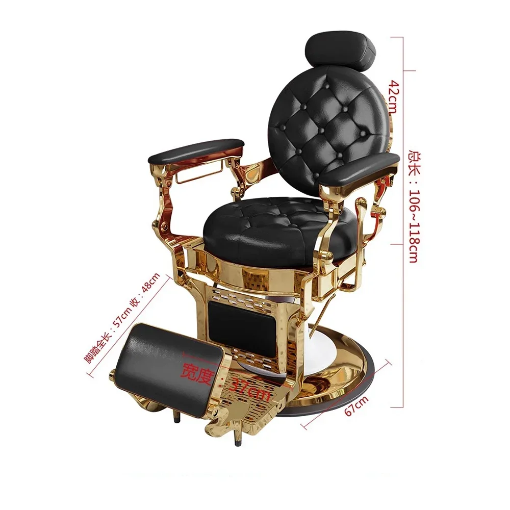 Simple Comfortable Barber Chair Modern Fashion Salon Personalized Hairdresser Chair Ergonomic Beauty Kapperstoel Hair Furniture