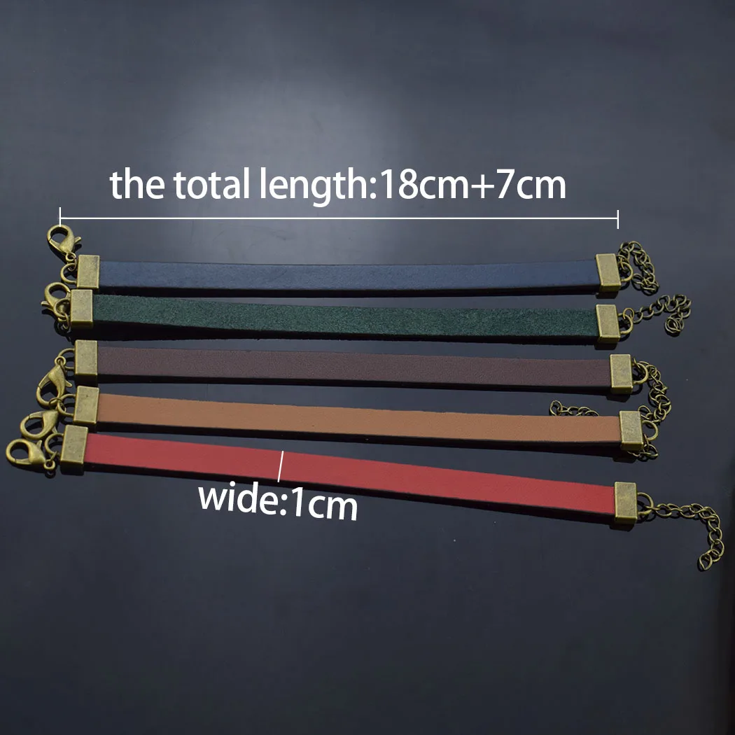 سوار مع نقش فيلم "HAKUNA MATATA" للنساء ، بحروف ريترو ، جلد ، هدية للأخوات