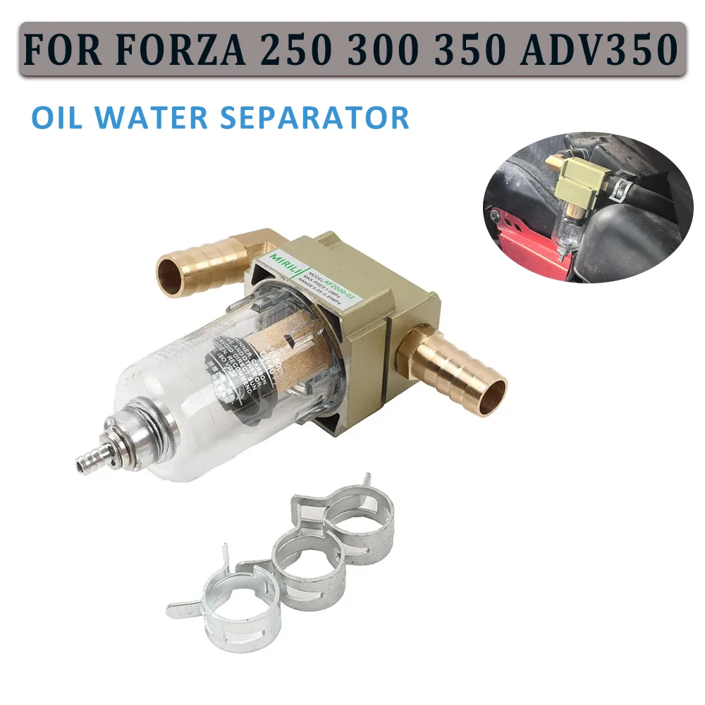 

Для HONDA Forza 250 300 350 ADV350 ADV 350 2023 мотоциклетная отработанная газовая трубка маслоотделитель протектор двигателя Воздушный насос фильтр