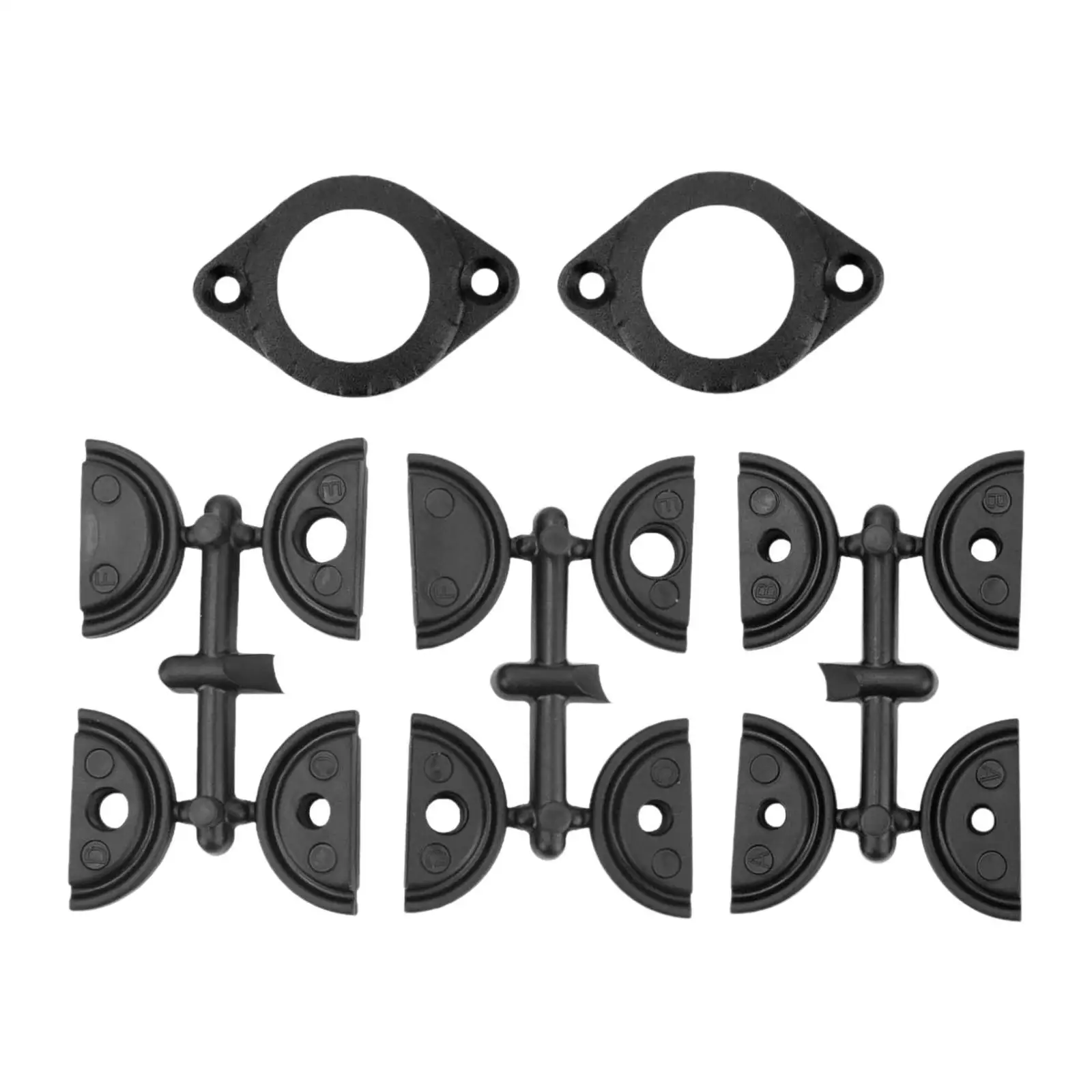 Wear Resistant Through Hull Wiring Kit Marine PVC Replacement Parts for Kayaking Accessories Clean Install