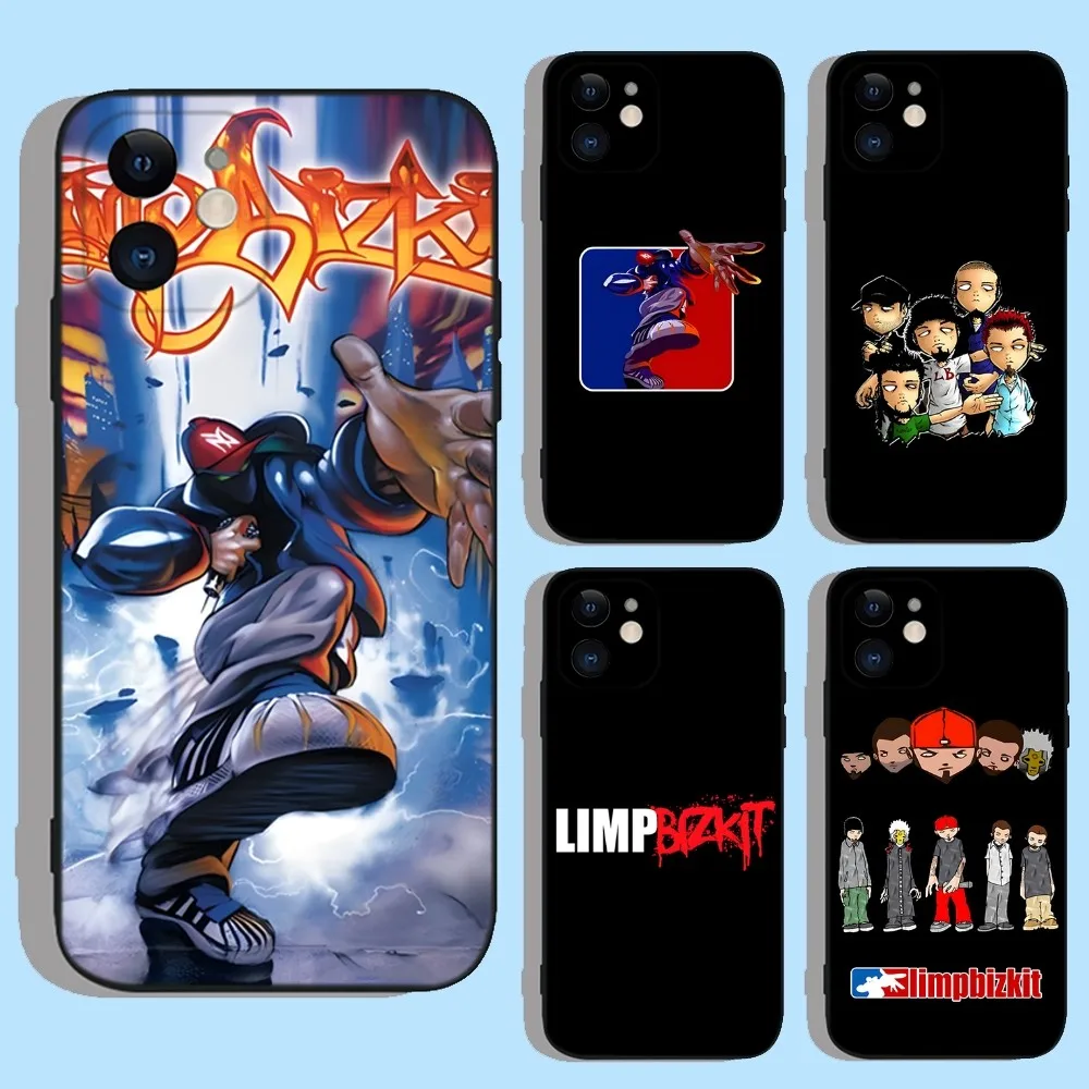 L-Limp Bizkit Hold On Band  Phone Case For Apple iPhone 15,14,13,12,11,XS,XR,X,8,7,Pro,Max,Plus,mini Silicone Black Cover