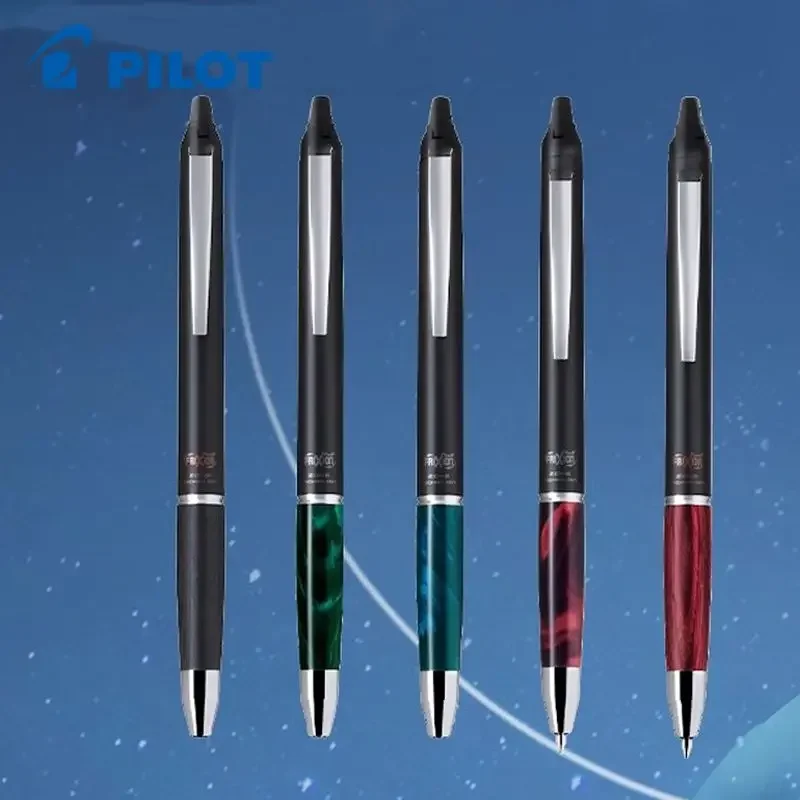 New Original Pilot Japan High-end Friction Press Ballpoint Pen Frixion Ball Knock Zone Black LFBKZ-2SEF-B Business Writing G view 4