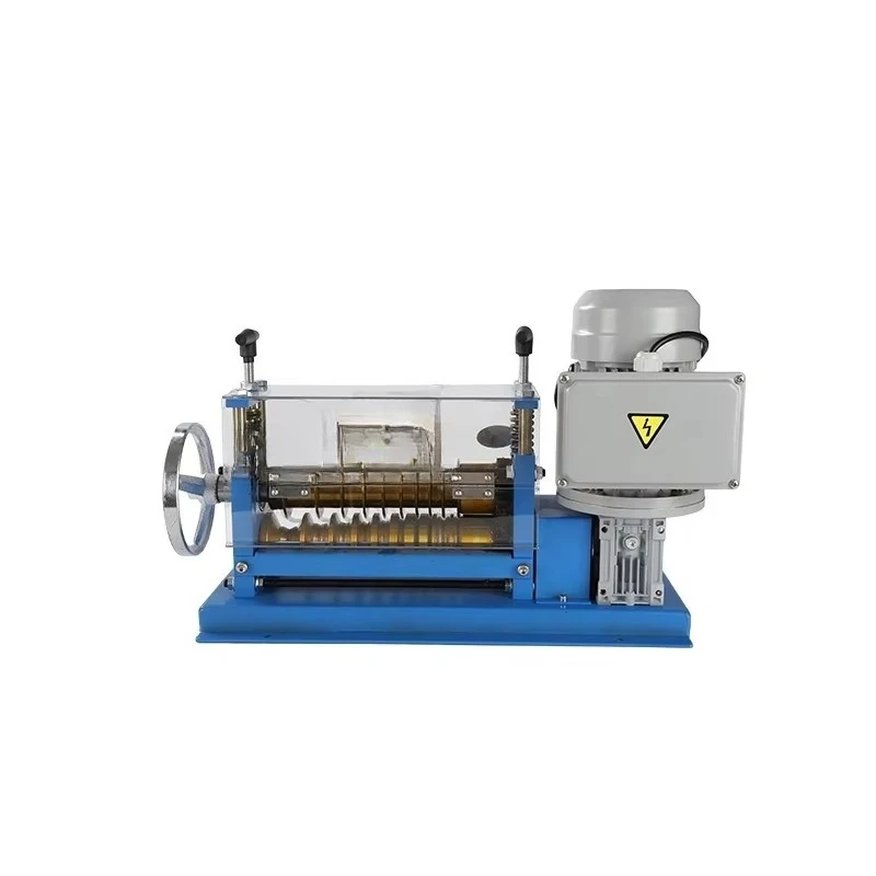 Newly upgraded new acrylic plate porous wire stripping machine 370w automatic, waste wire and cable stripping machine