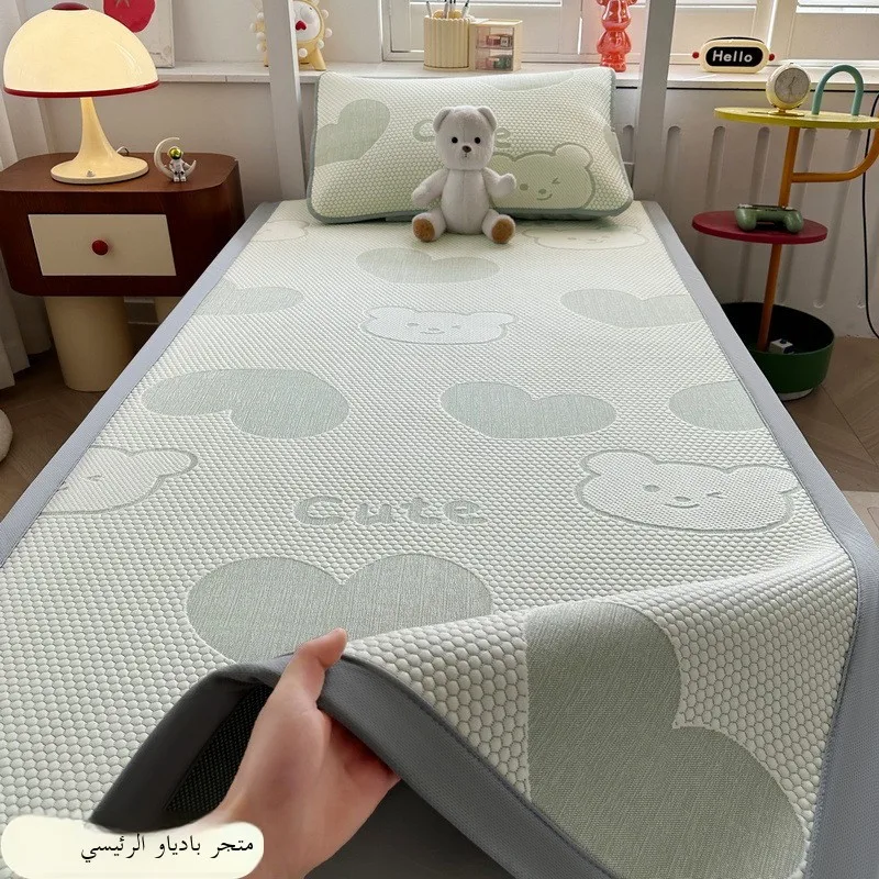 

Комплект из трех предметов Ice Bean Cool Mat: односпальный матрас для общежития, мягкий матрас класса А для студентов, машинная стирка