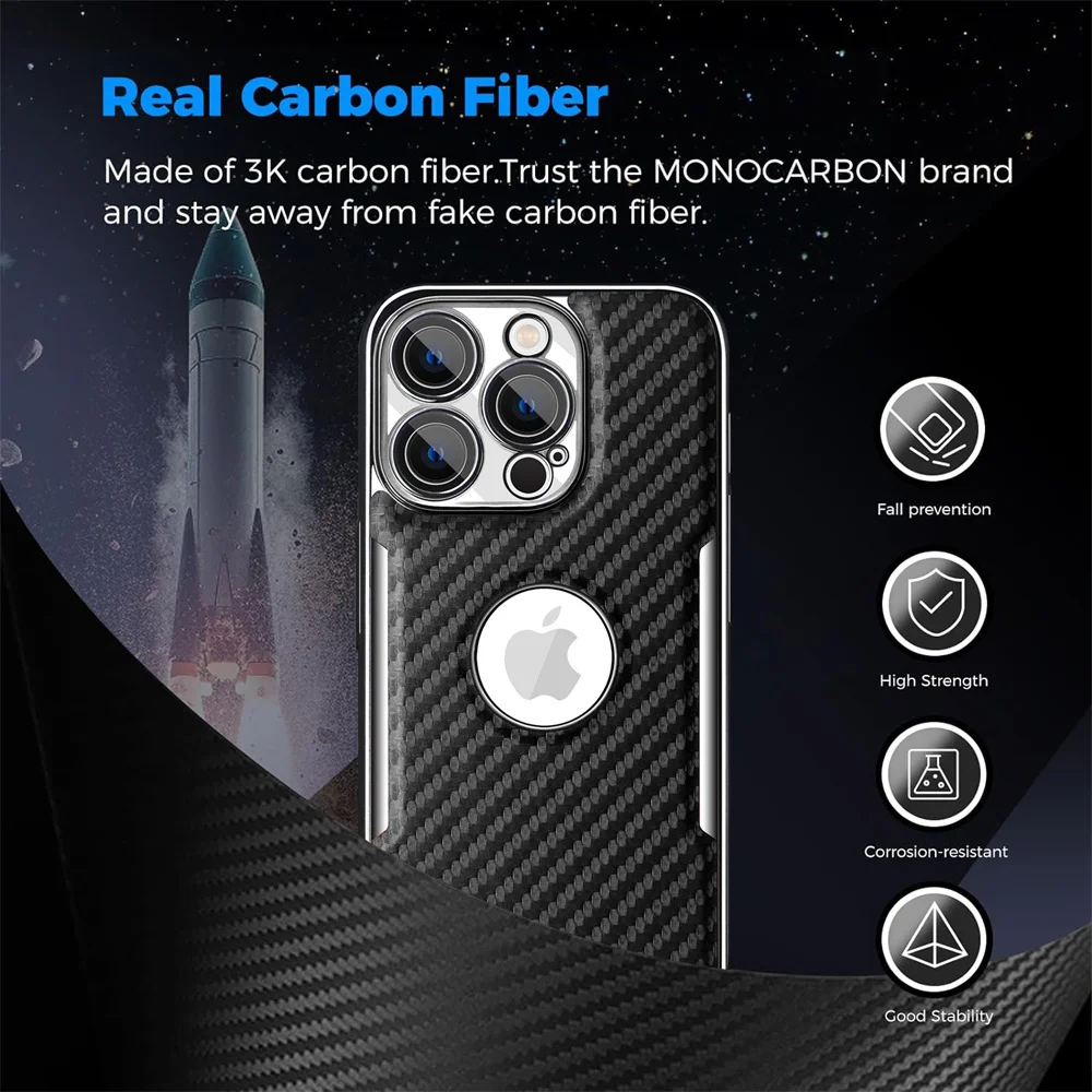 Business Plating Carbon Fiber Case for iPhone 15 Pro Max 14Pro 13Pro Camera Protector PC Leather Cover for iPhone 13 14 Pro Max