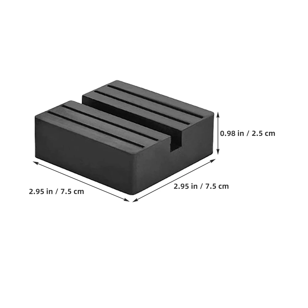 4 قطعة وسادة رافعة مطاطية شديدة التحمل محول مقبس أرضي لمنصات رفع السيارة المتوافقة مع المقطورة Rvs Suvs
