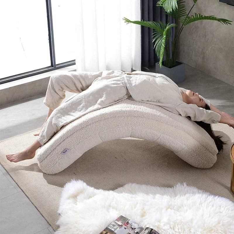 Lazy Fabric Couch Recliner L Shaped Cozy White Living Room Floor Sofa Upholstered Individual Luxury Moveis Para Casa Home Items