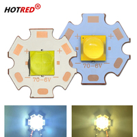 DC3V/6V/12V XHP70 LED High Power 7070 XHP70.2 Chip Ceramic Bracket Bead 20W 40W XHP70.2 XHP50.2 Flashlight Headlight Searchlight