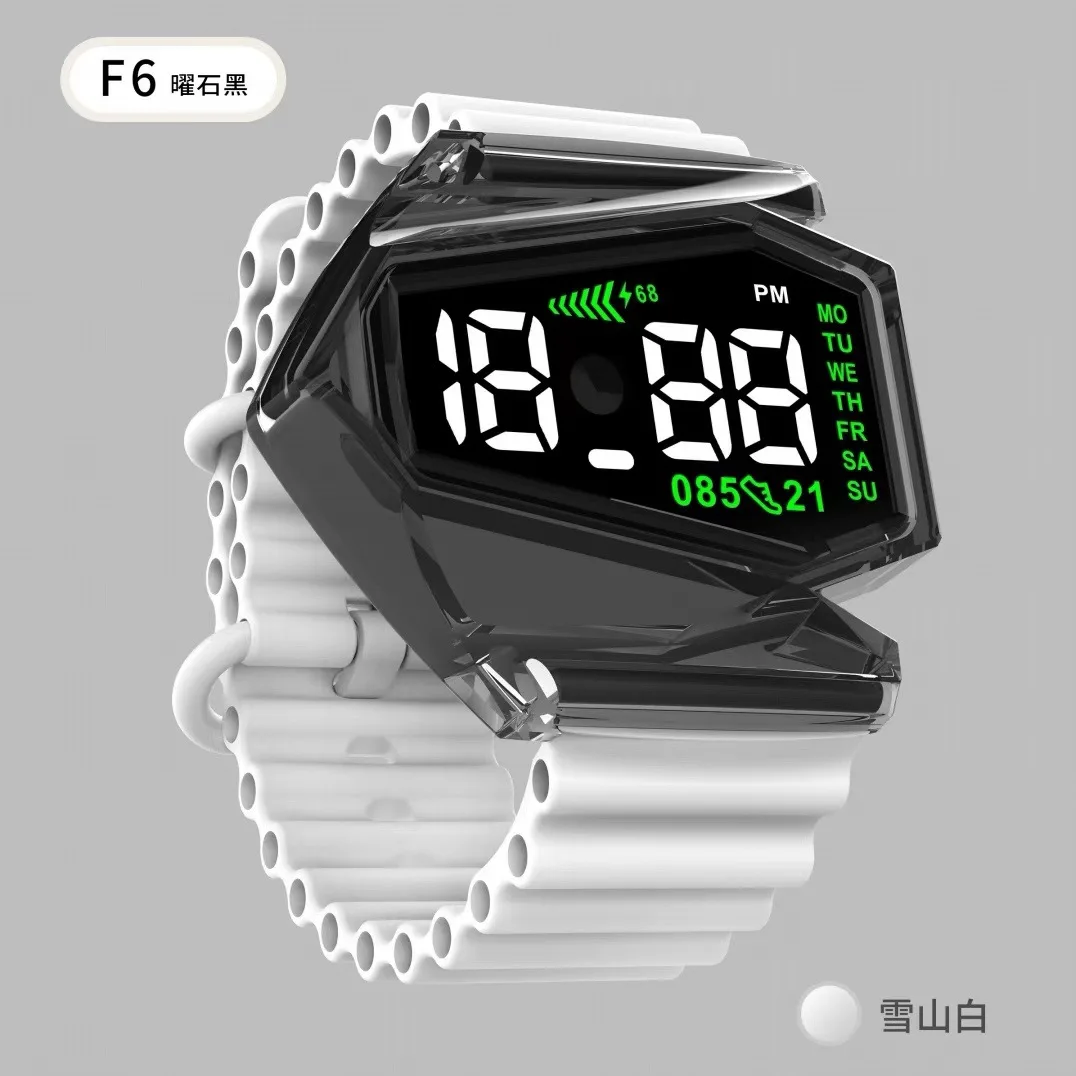 

1pc Multi-function Aircraft Watch Junior High School Students Junior High School Boys and Girls Sports Electronic Watch