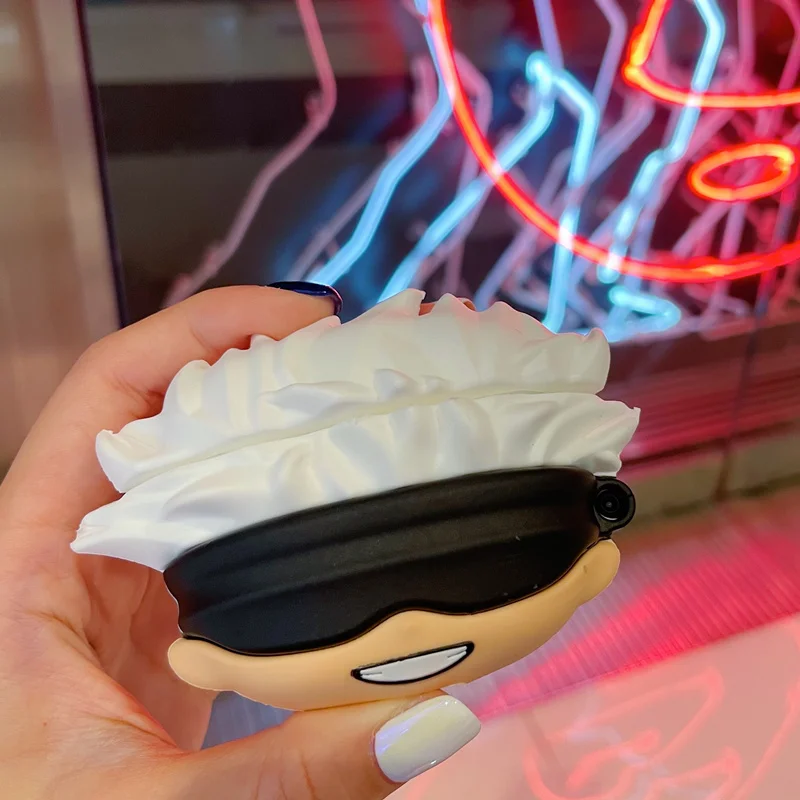 Anime Cartoon bella ragazza custodia 3D per AirPods 1 2 pro scatola di ricarica custodia protettiva per auricolare bluetooth Wireless in silicone morbido