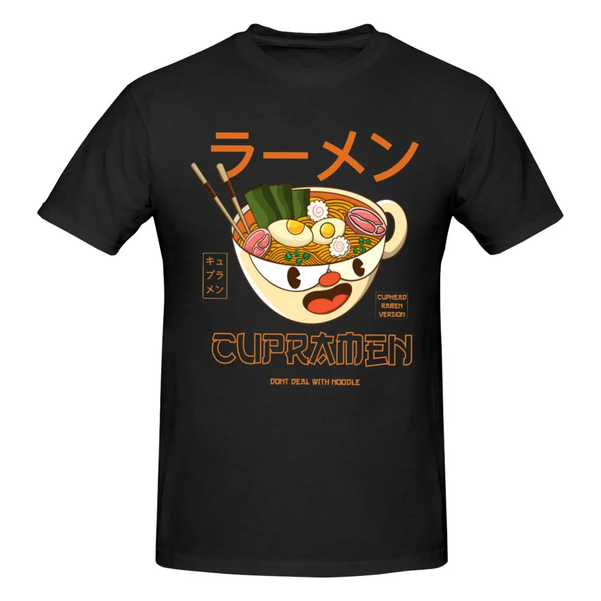 Cuphead Funny T Shirts Graphic Y2K Idea O-neck T Shirt For Men Women Clothes