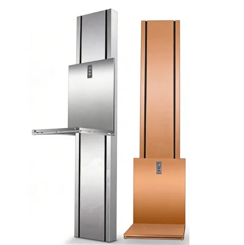 Customized Small Electric Home Elevator Handicapped Indoor Steel Material Wire Rope Sling Retail Solution Safety CE Easy Install