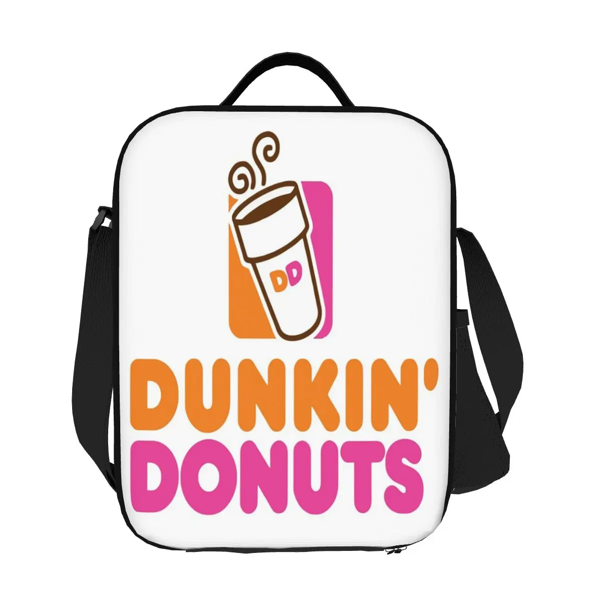 

Dunkin Donuts Изолированные сумки для обеда Термосумка Ланч-бокс-холодильник Термальный ланч-бокс Сумки для еды для пикника для женщин и детей Работа