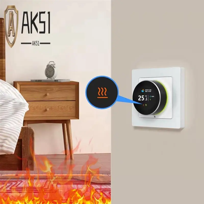 

AK51-Tuya Wi-Fi Smart Knob Термостат Контроллер температуры