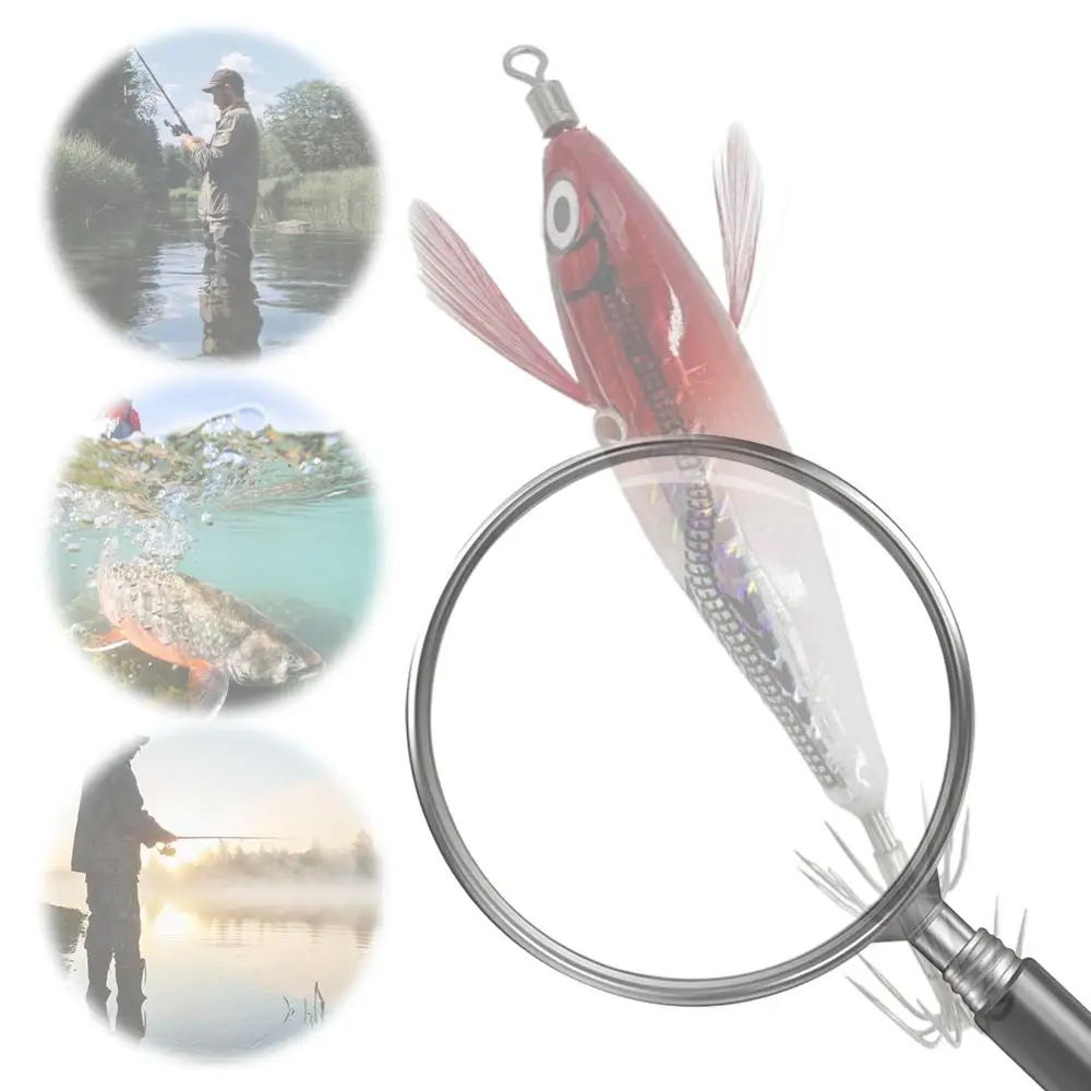 

Светящаяся приманка для рыбалки: джиг-приманка в виде кальмара, искусственная приманка для джиггинга, приманка-осьминог, крючок для креветок для морской рыбалки на каракатицы