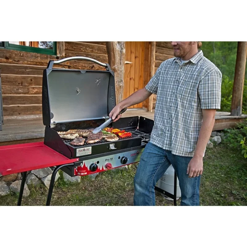 Camp Chef Deluxe BBQ Grill Box - Outdoor Grill Box for Grill Accessories -Even Heat Distribution Indoor and Outdoor Barbecue Box