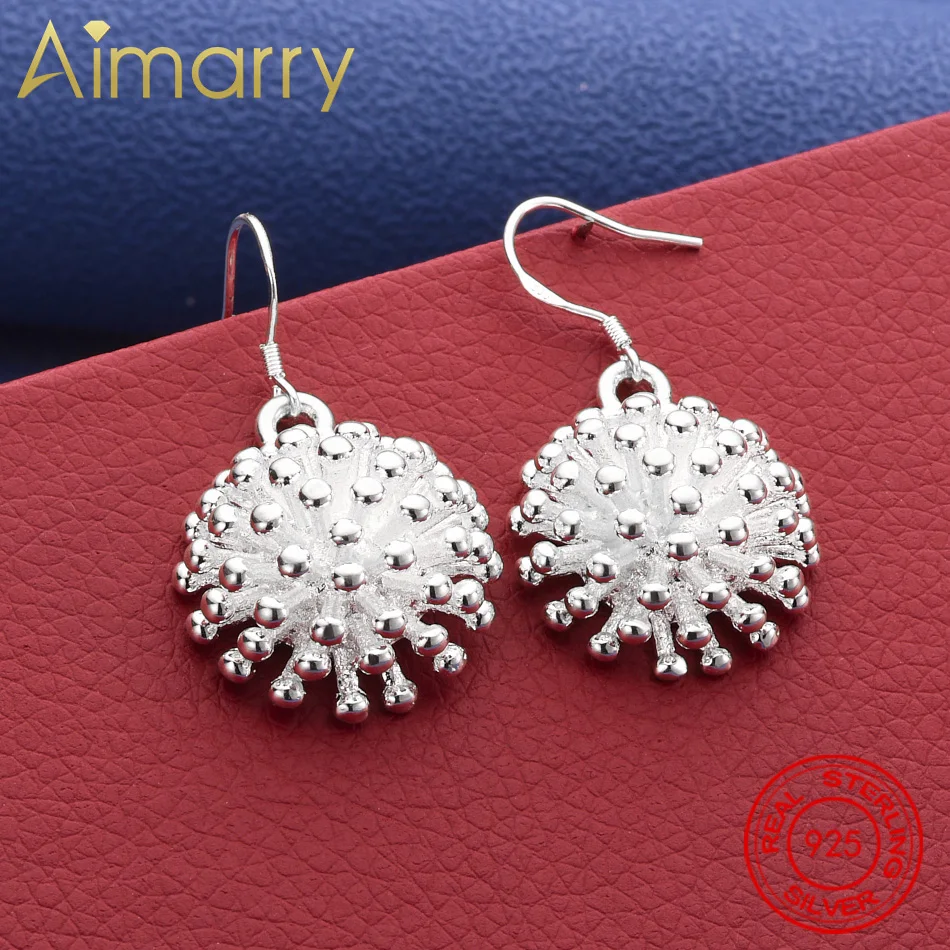 

Hot 925 Sterling Silver Geometric Earrings Drop Earrings For Women Anniversary Gift Popular Wild Fashion Romantic Jewelry