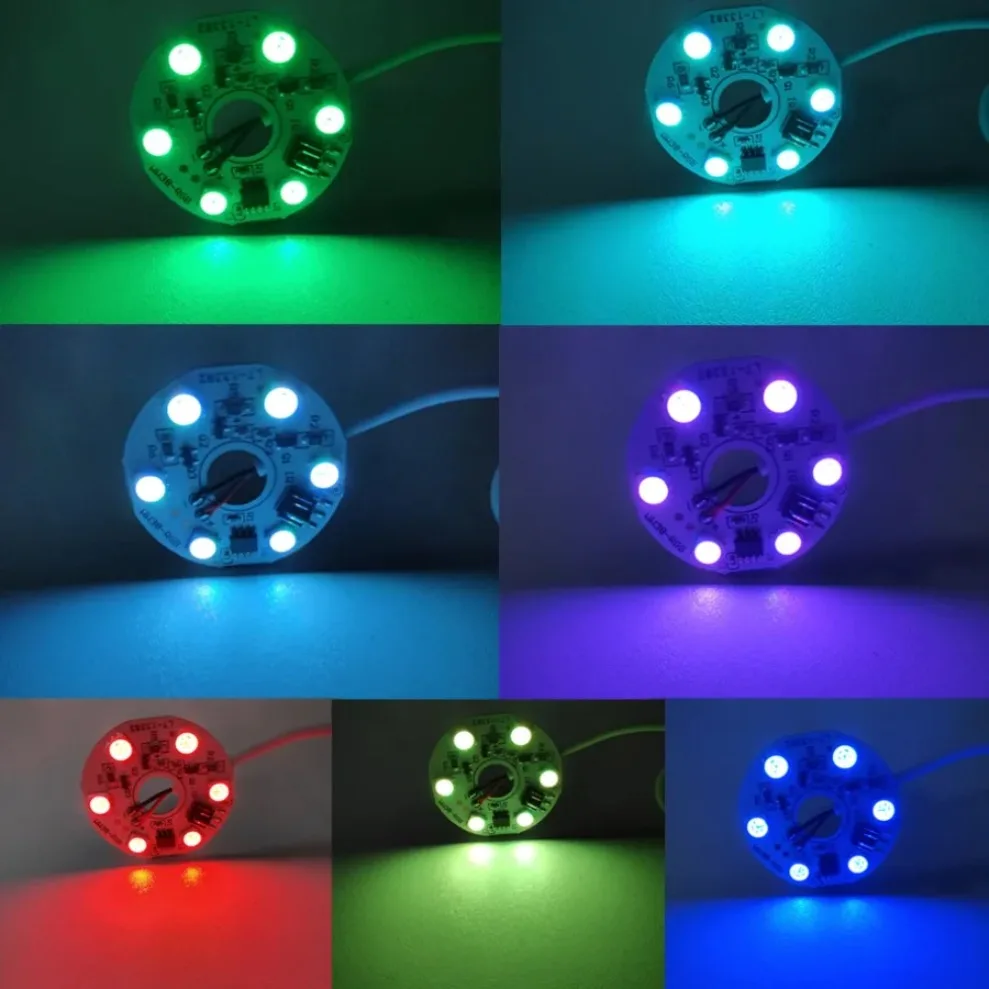RGB 5V USB LED Light Board Remote Control DIY Model Display Light Board High Brightness Dimmable Touch Control Colorful Gradient